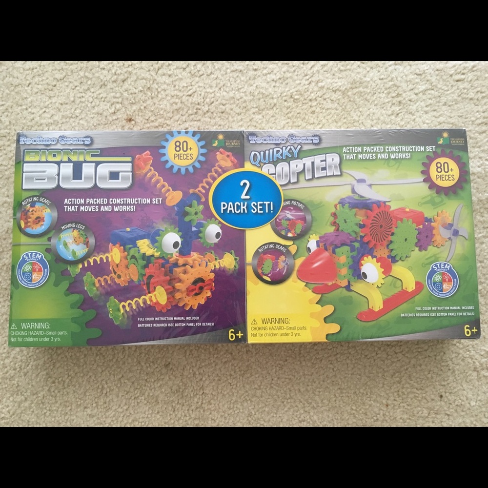 2-pack set toys: Bionic Bug & Crazy Copter